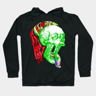 Colorful trippy skull (Light) Hoodie